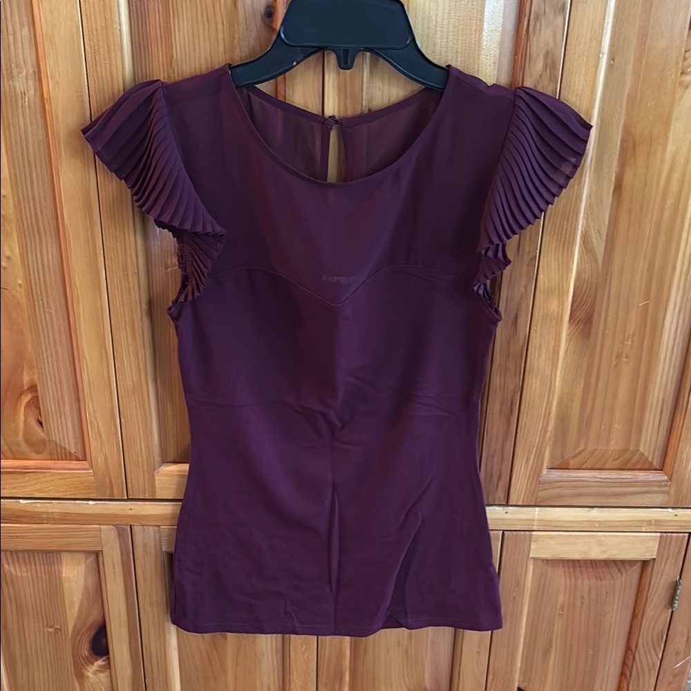 Express Flutter Sleeve Blouse